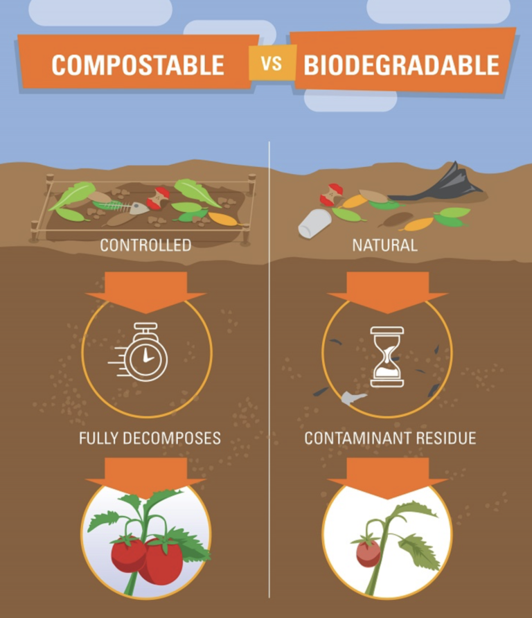 Biodegradable vs. Compostable: What’s the Difference? - The Happy ...